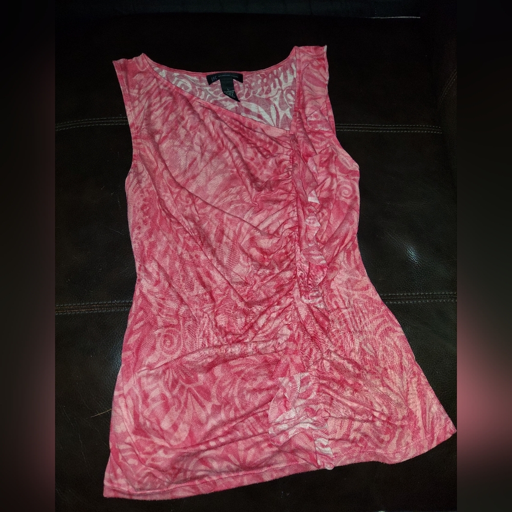 INC Women's Red Tank Top
